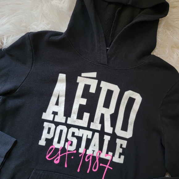 Aeropostale women's black hoodie size large - Picture 4 of 4